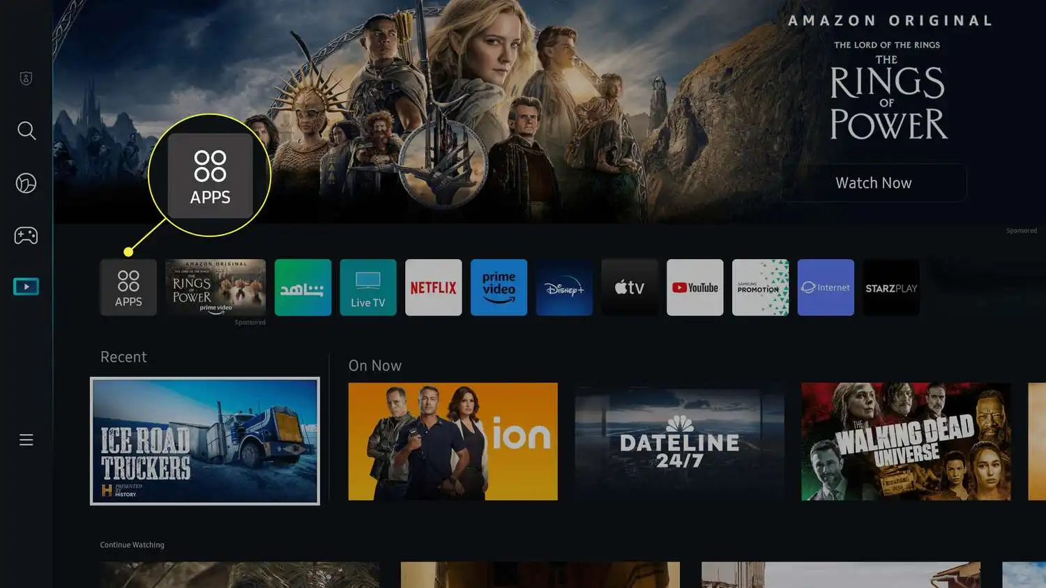 download apps samsung tv