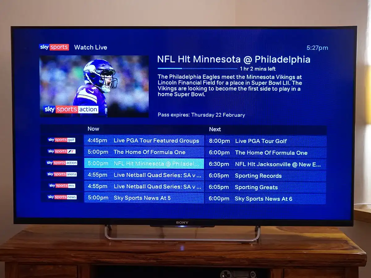 tv guide sky sports