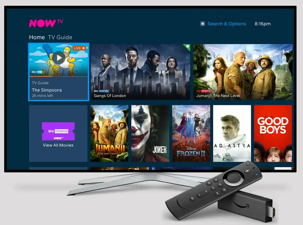 fire stick now tv
