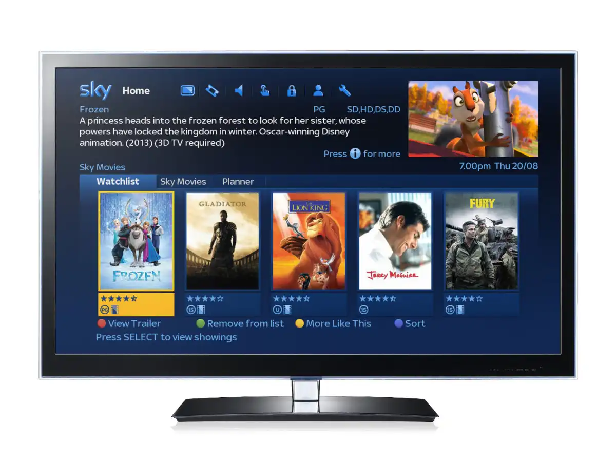 sky movies schedule